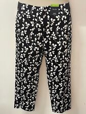 MARKS & SPENCER Slim Cropped Mia Range Leaf Trousers Sizes 6-22 Short/Reg/Long