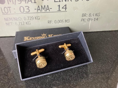 Bullet cufflinks 06 - bullet, 30-06