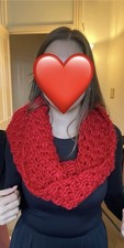 Primark Warm thick Red Scarf