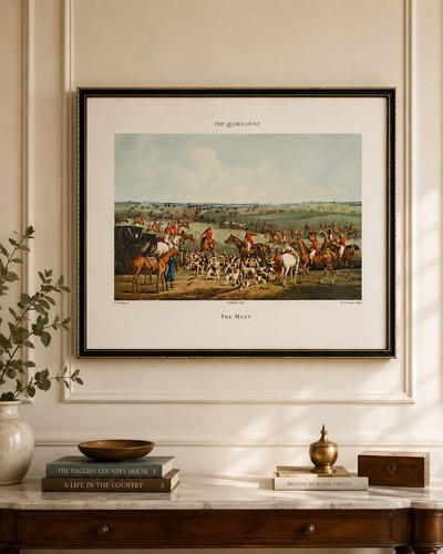 Vintage quorn hunt the meet - hunt,