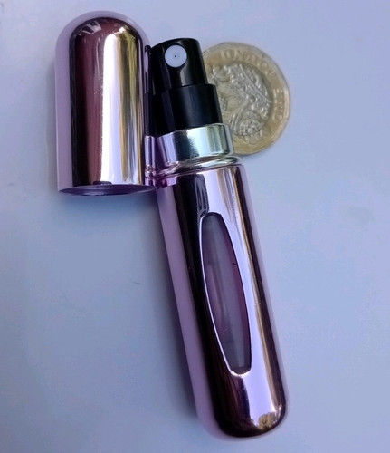 Light purple refillable - light, travel