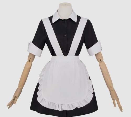 Halloween magenta maid dress - halloween,