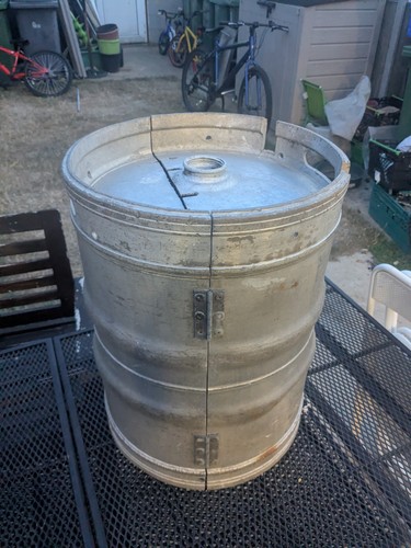 Bespoke aluminium beer keg - aluminium,