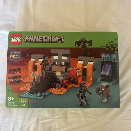 Lego minecraft wither battle - wither,
