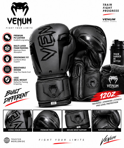 Venum elite 12oz - elite, boxing