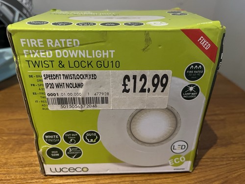 Luceco bnwt fire - bnwt, rated