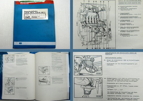 Repair guide audi - repair, b3