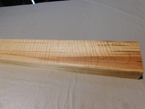 Flame maple neck - blank, for