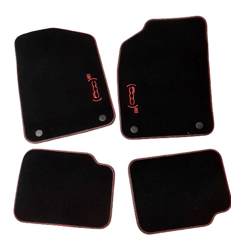 Red carpet mat set fiat - carpet,