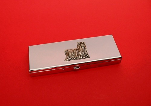 Yorkshire terrier pewter motif - yorkshire,