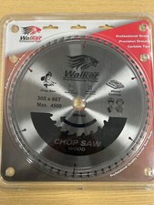 305mm Chop Saw Blade 30mm Bore 60 Teeth TCT Table Wood Cutting Carbide Timber