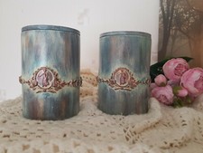 Vintige kitchen jars, handmade,shabby chic,storage jars 