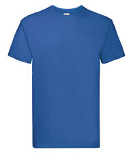 Mens Super Premium T-Shirt - Fruit of the Loom Short Sleeve Tee - Fast Delivery