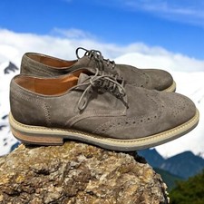 Shoes Suede Rocha John Rocha Mens Fashion Smart Footwear UK 11 Brown Lace Up