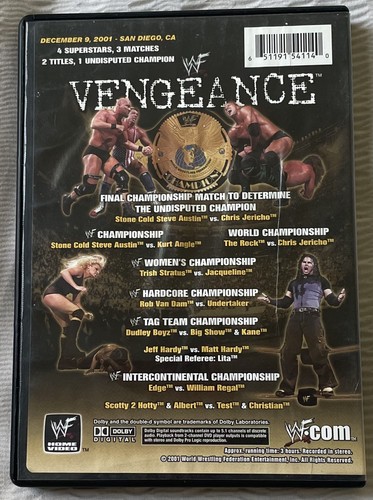 Wwf vengeance one undisputed - vengeance,
