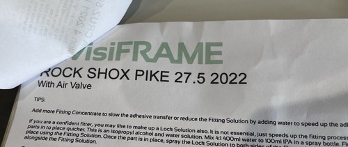 Invisiframe kit for - for, rock