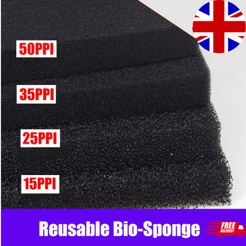 Thick black aquarium filter - thick,