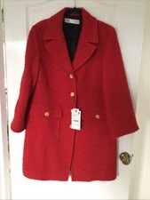 Zara Women's Red Coat Size