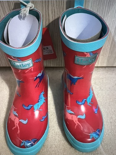 Bnwt hatley unicorn wellies - unicorn, uk