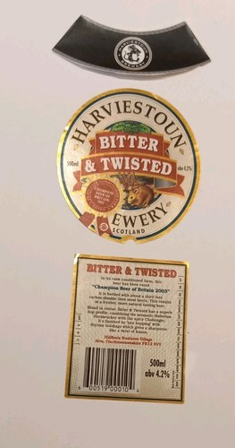 Harviestoun brewery bitter - brewery,