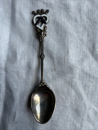 Silver plated enamelled - silver, for