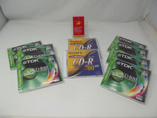 TDK & Sony CD R80 CD Recordable 700 MB 80 Minutes X 9               JL8