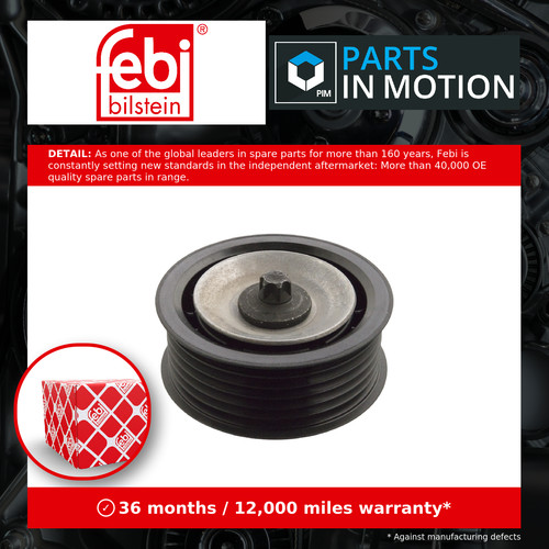 Aux belt idler pulley fits - belt,