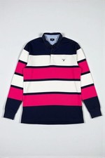 Gant Rugby Shirt Navy Pink