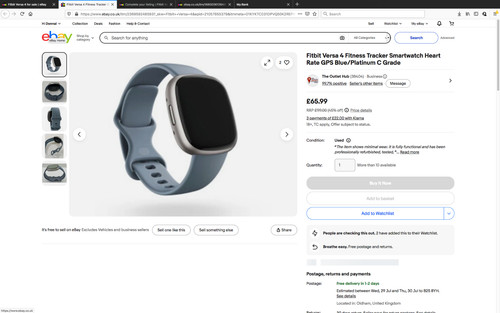 Fitbit versa fitness - fitbit, 4