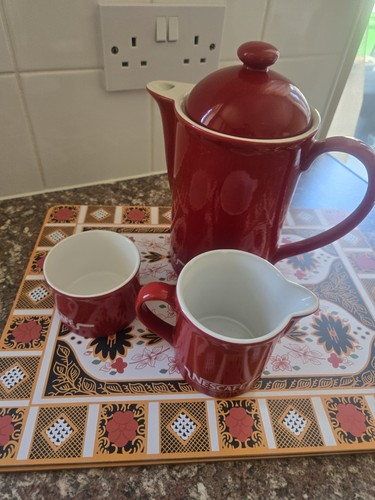 Vintage retro nescafe red - vintage,