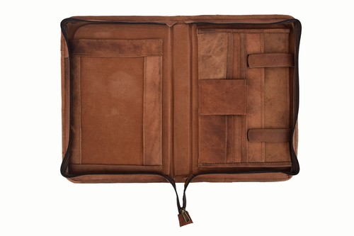 Vintage leather portfolio - vintage,