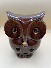 Denmead Pottery Owl Tea Light Ornament Holder  