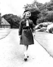 Princess Anne in her Brownie