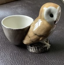 Quail Ceramics Barn Owl Egg Cup. Unused. Excellent Condition.
