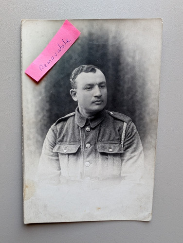 Old photo ww1 man - old,