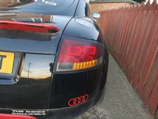 Tinted Black Surround Audi TT