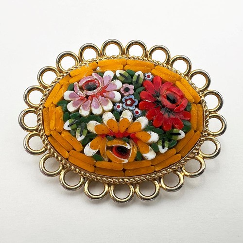Vintage italian micro mosaic - vintage,