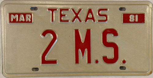 Vanity license plate - vanity, 2