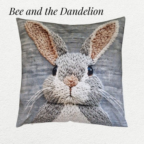 Cute rabbit cushion cover - cover, 45cm
