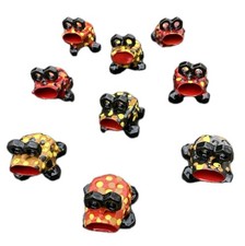  Handmade crazy frogs x9