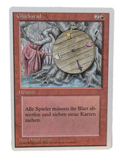 Wheel of Fortune German FWB MTG Foreign White Border Magic TCG Card Glucksrad