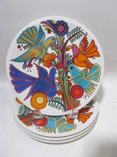 Midcentury Villeroy & Boch Acapulco 4- 8” Salad Plates Center Older Milano
