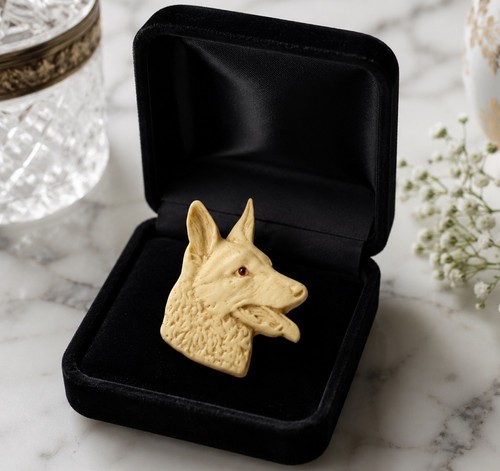 Vintage german shepherd dog - german,