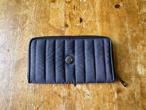 Kipling dark purple zip - kipling, purse
