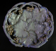 Antique KPM Bowl with Leaf &