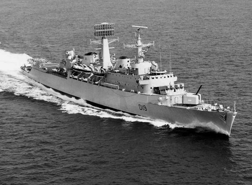 Hms glamorgan classic print - glamorgan,