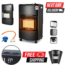 Gas Heater Portable Indoor Heater 4.2KW Butane Gas Space Heater Regulator & Hose