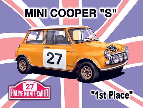 Mini cooper vintage retro - vintage,