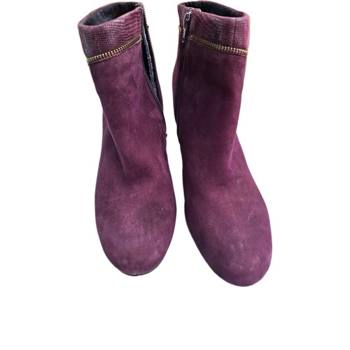 Hotter vanity purple suede - vanity,