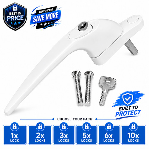 10x upvc white - white, window
